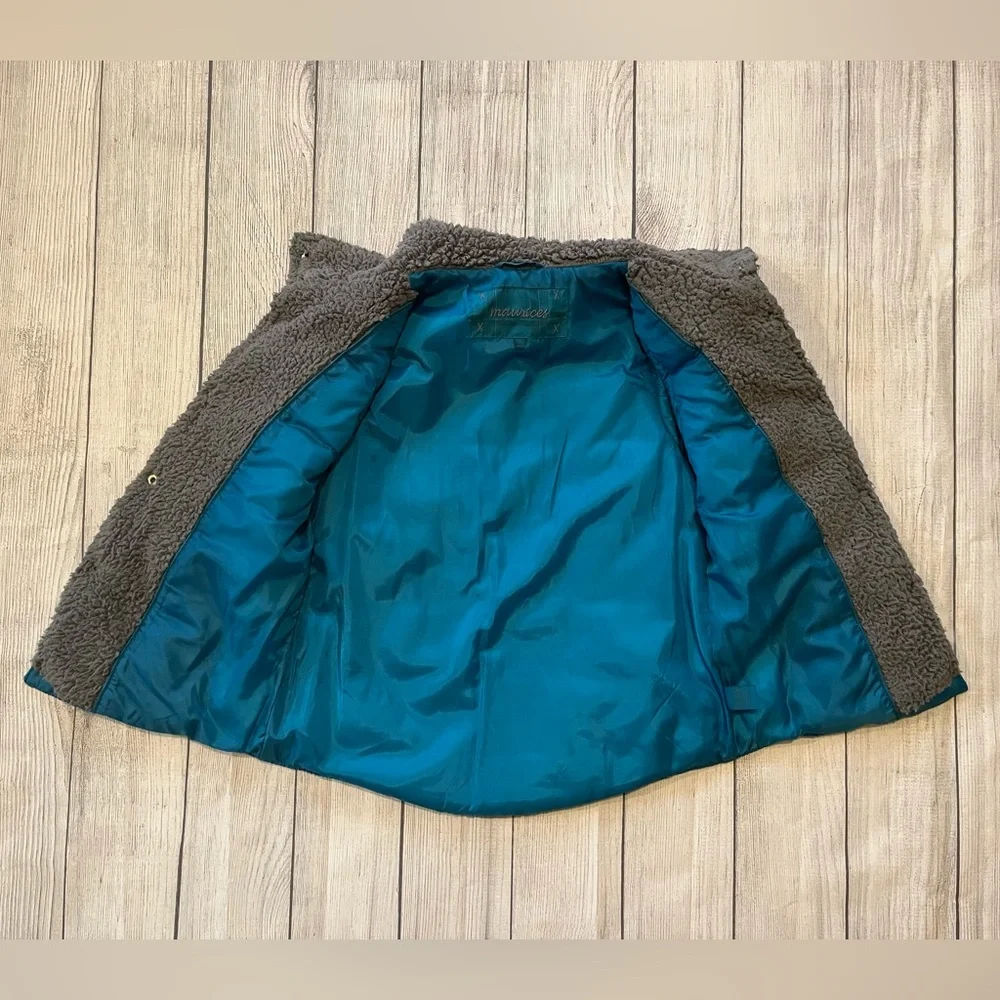 Maurices Teal Vest with Sherpa Lining - Picture 4 of 5
